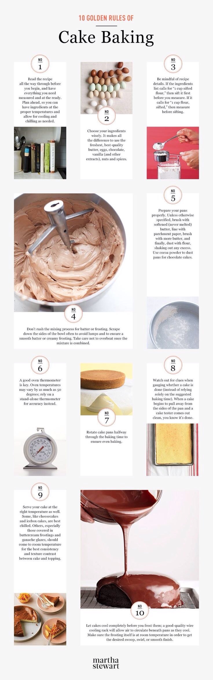 10 golden rules of baking