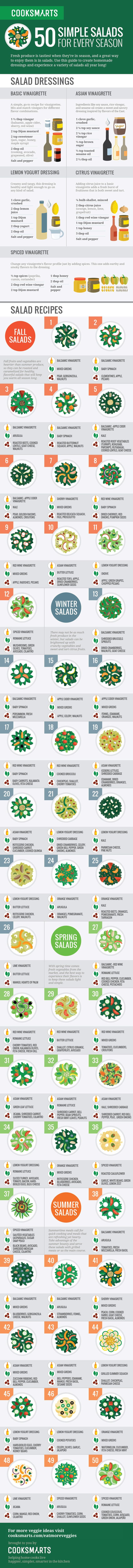 50 simple salads for every season