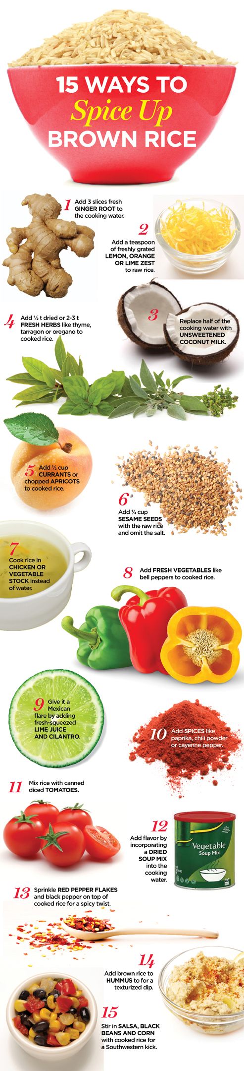spice up your brown rice
