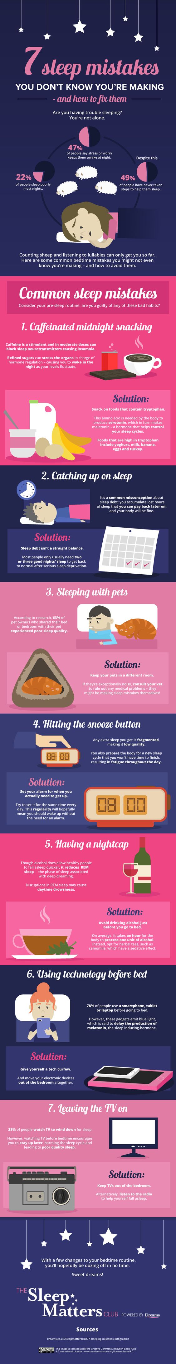 sleep mistakes you don't know you're making