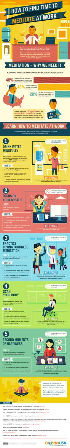 meditate at work